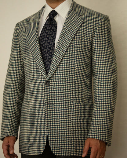 Houndstooth Wool Suit (50)