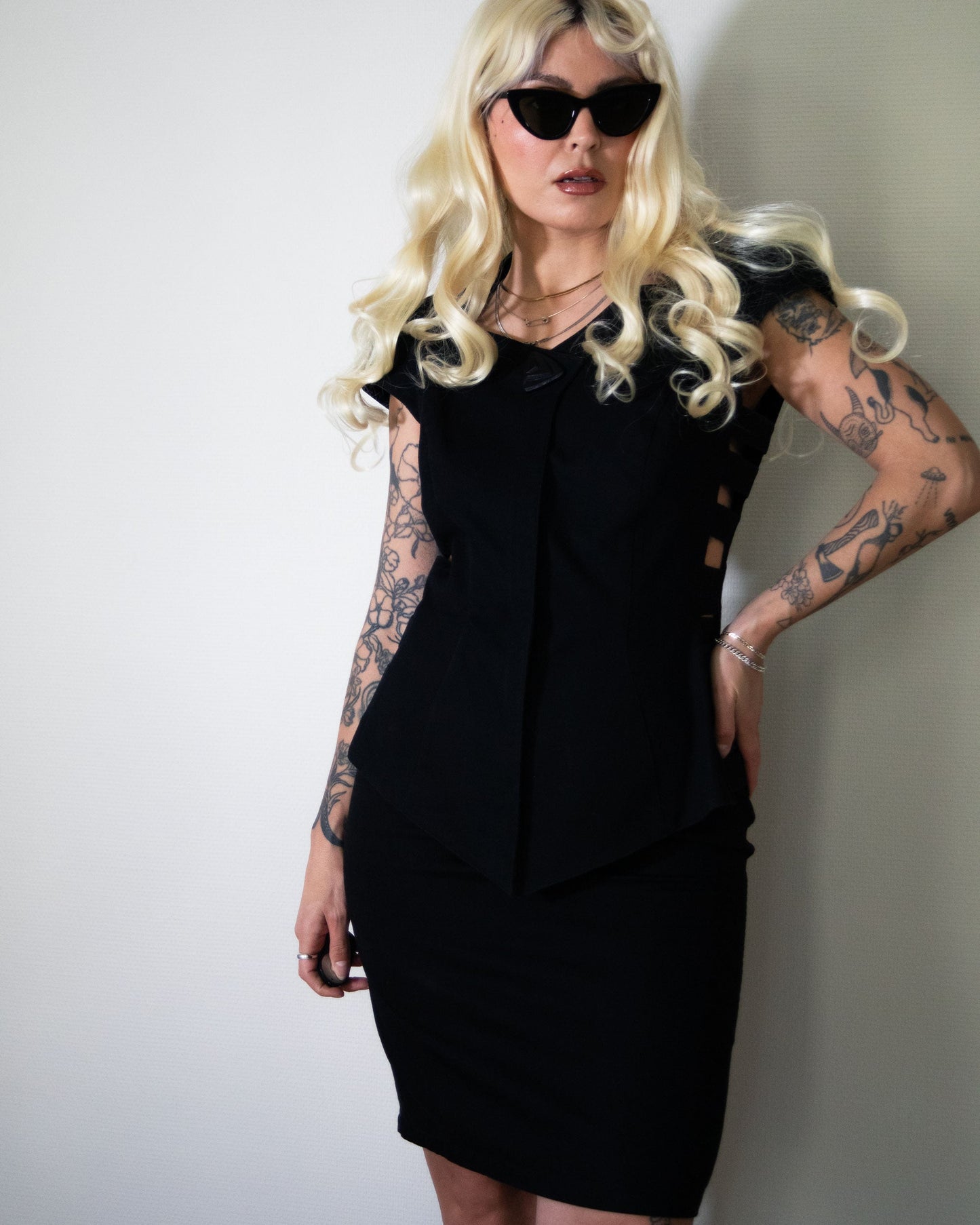 Two Piece Skirt Suit (M)