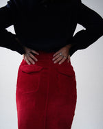 Valentino, Red Cord Skirt (S)