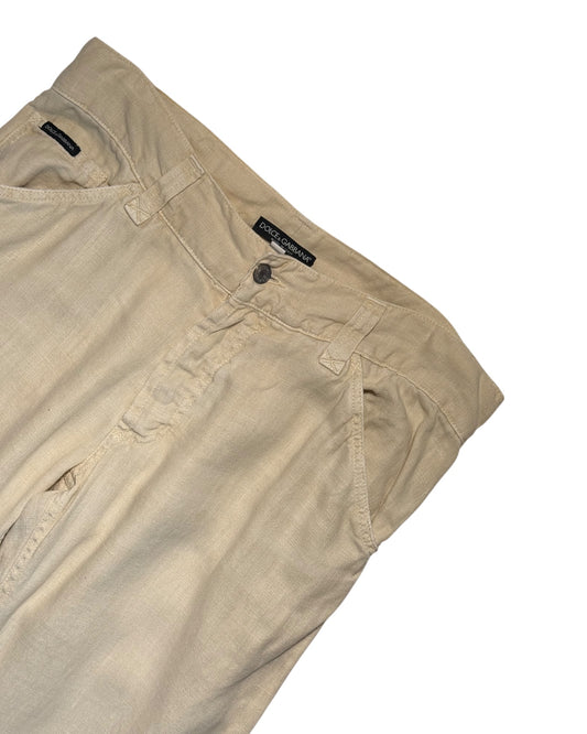 Straight Leg Linen Pants (W34)