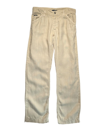 Straight Leg Linen Pants (W34)