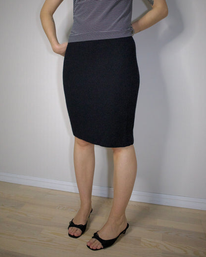 Ribbed Wool Skirt (S)