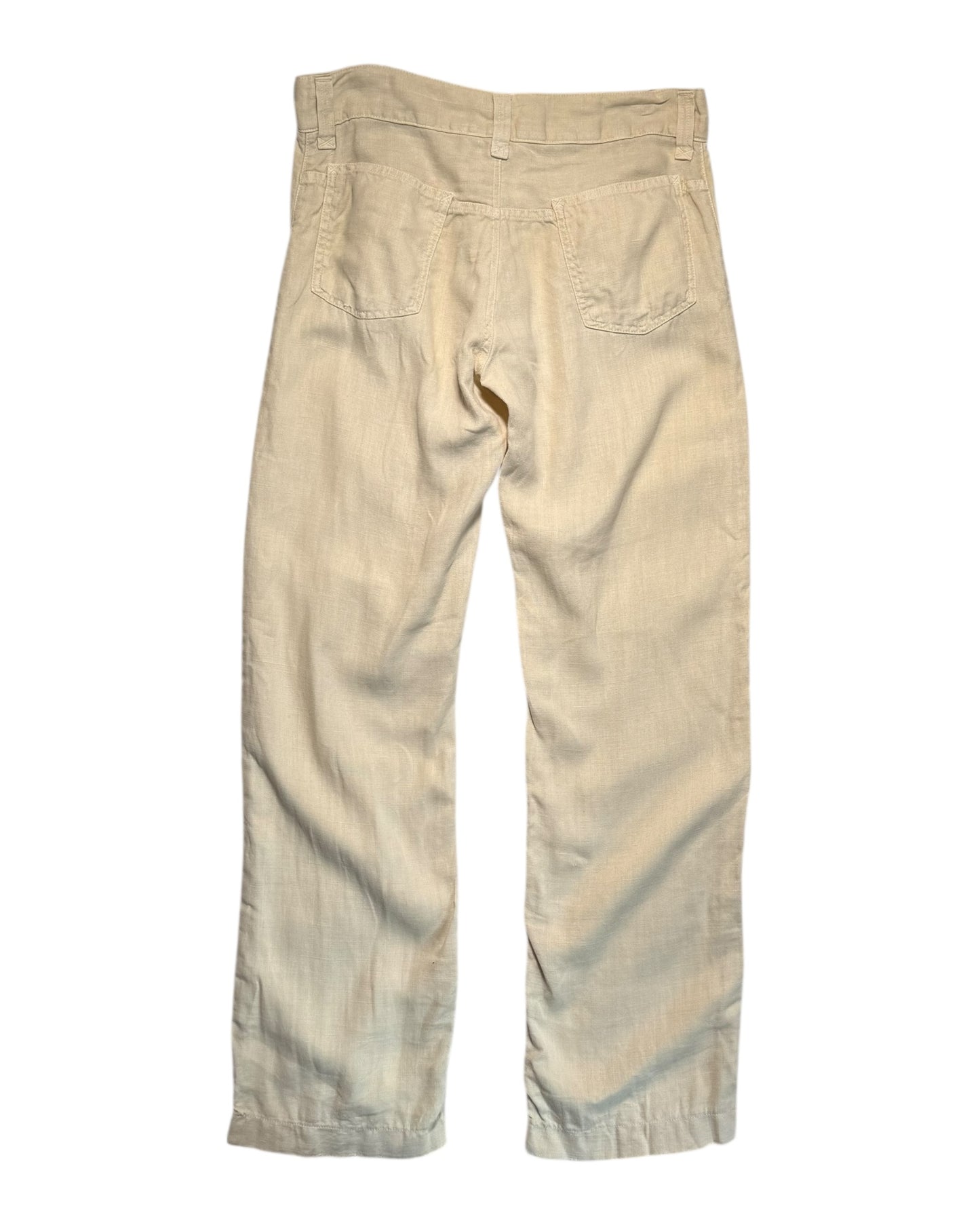 Straight Leg Linen Pants (W34)