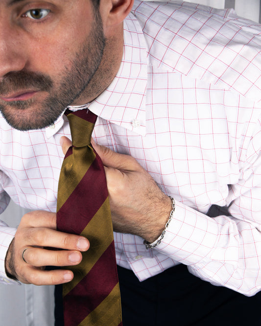 Diagonal Stripe Necktie
