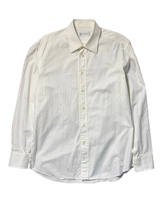 Spread Collar Cotton Shirt (M)