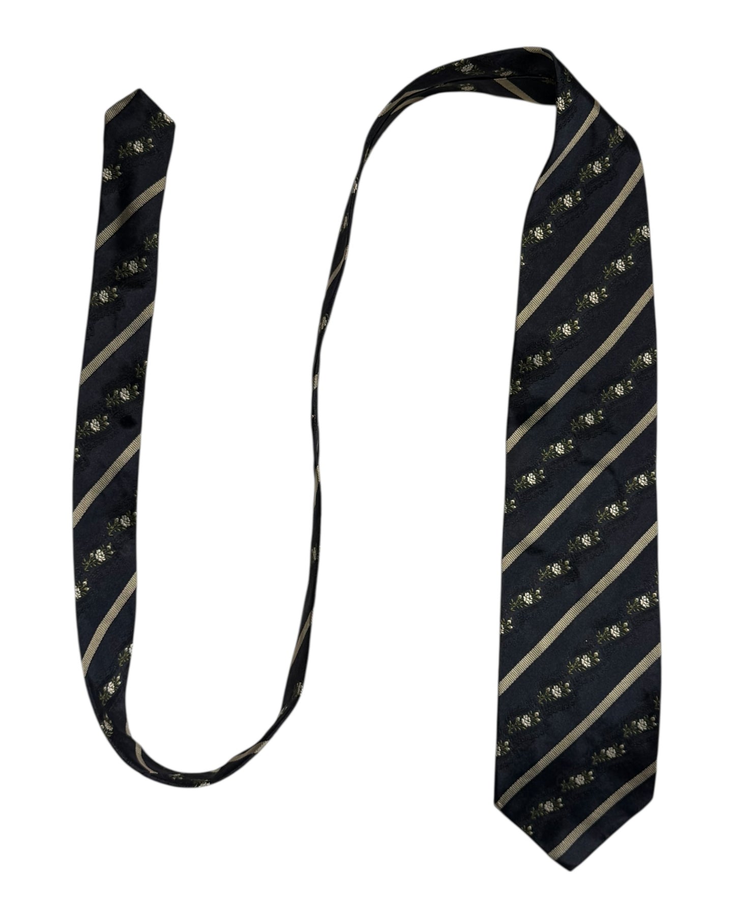 Striped Silk Necktie