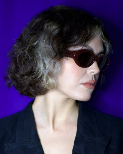 Oval Frame Sunglasses