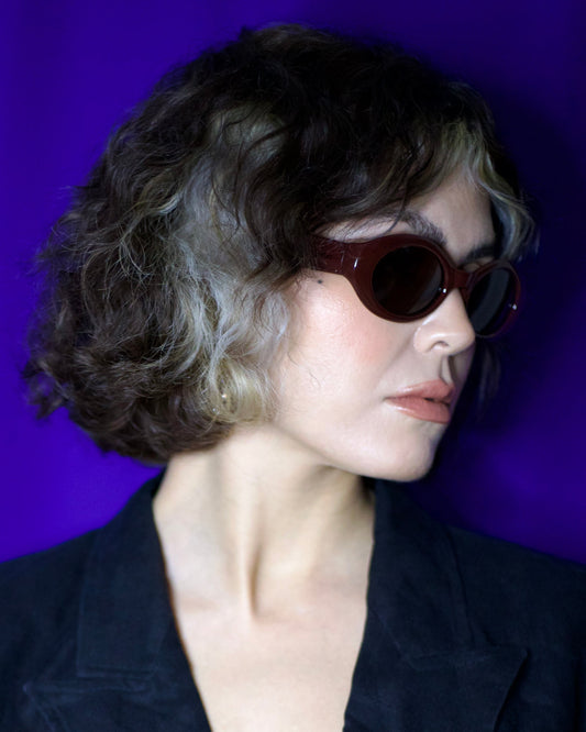 Oval Frame Sunglasses