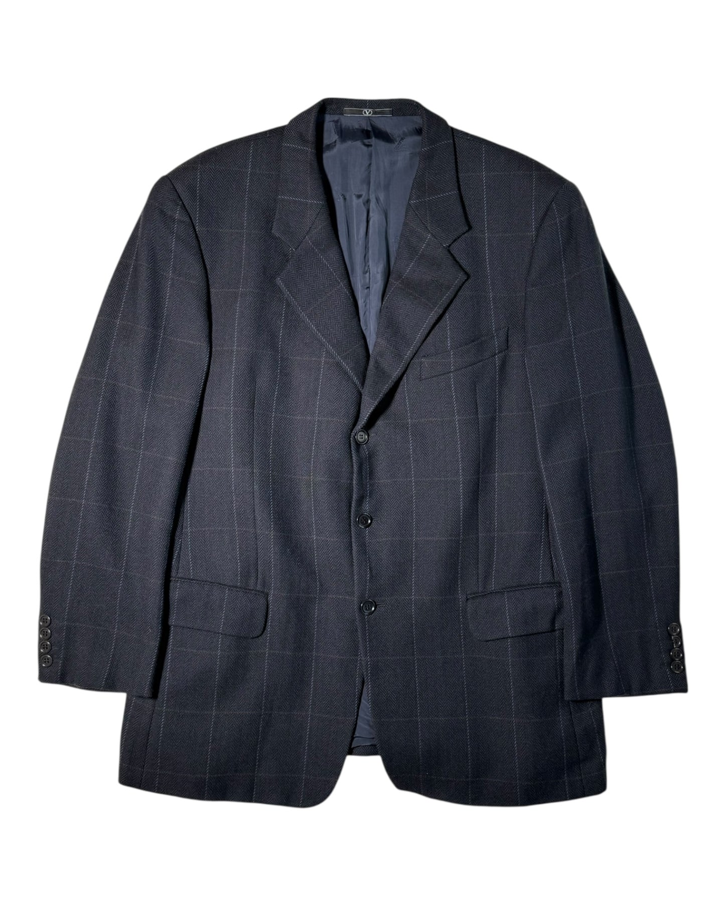 Herringbone Check Blazer (XL)