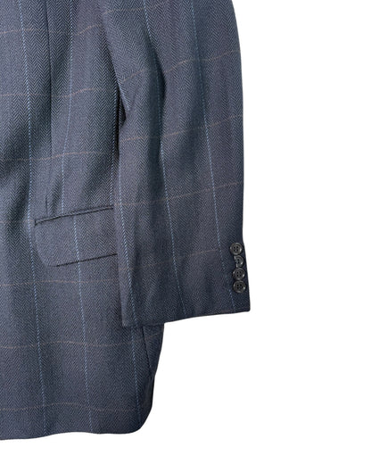 Herringbone Check Blazer (XL)
