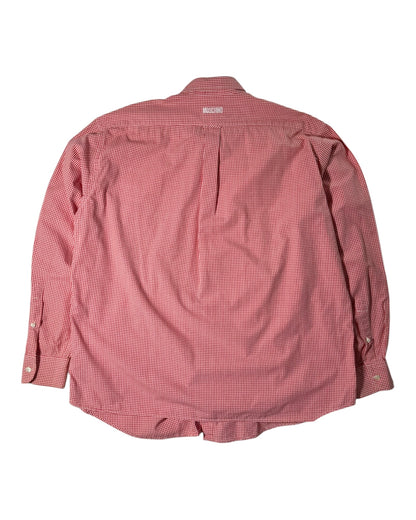  Vintage Moschino Jeans gingham shirt back