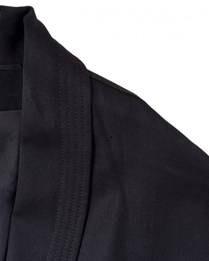 Navy Wool Kimono Jacket (XS)