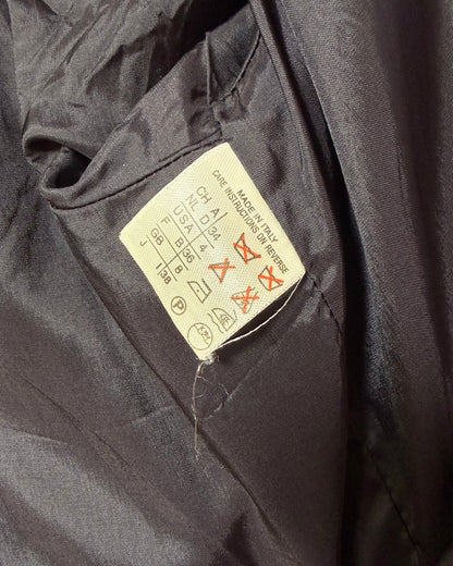 Navy Wool Kimono Jacket (XS)