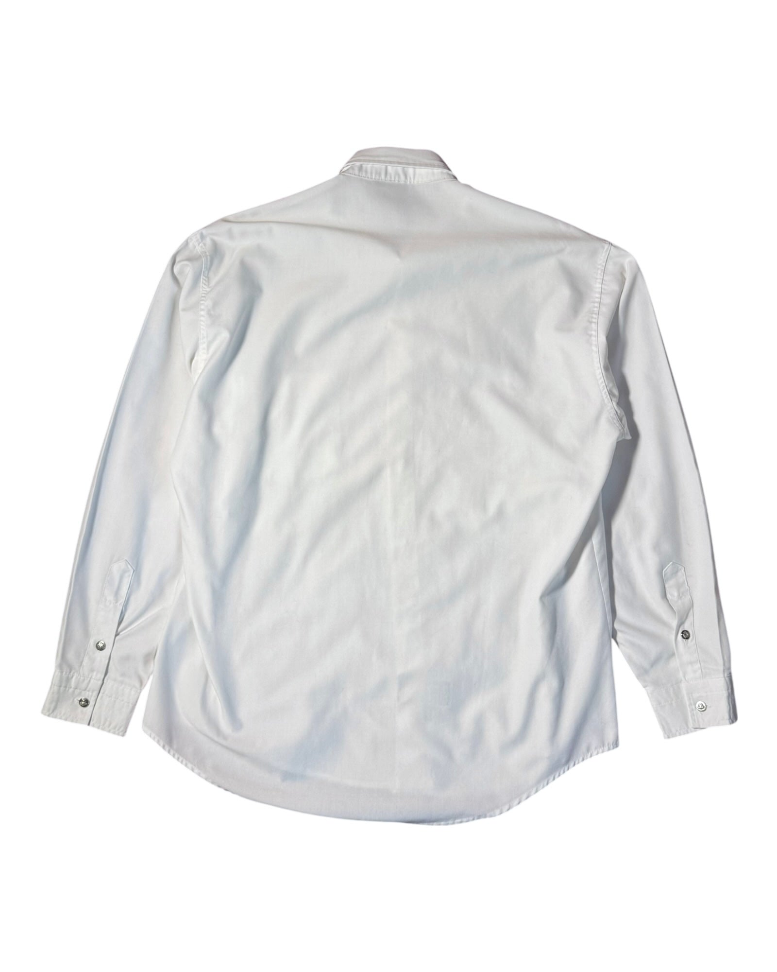 White versace shirt on a white background
