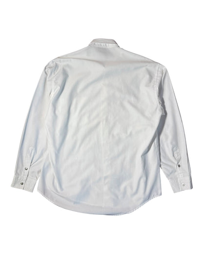 White versace shirt on a white background