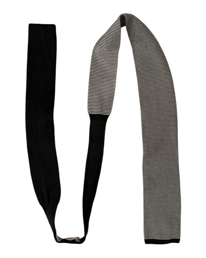 Striped Knitted Tie