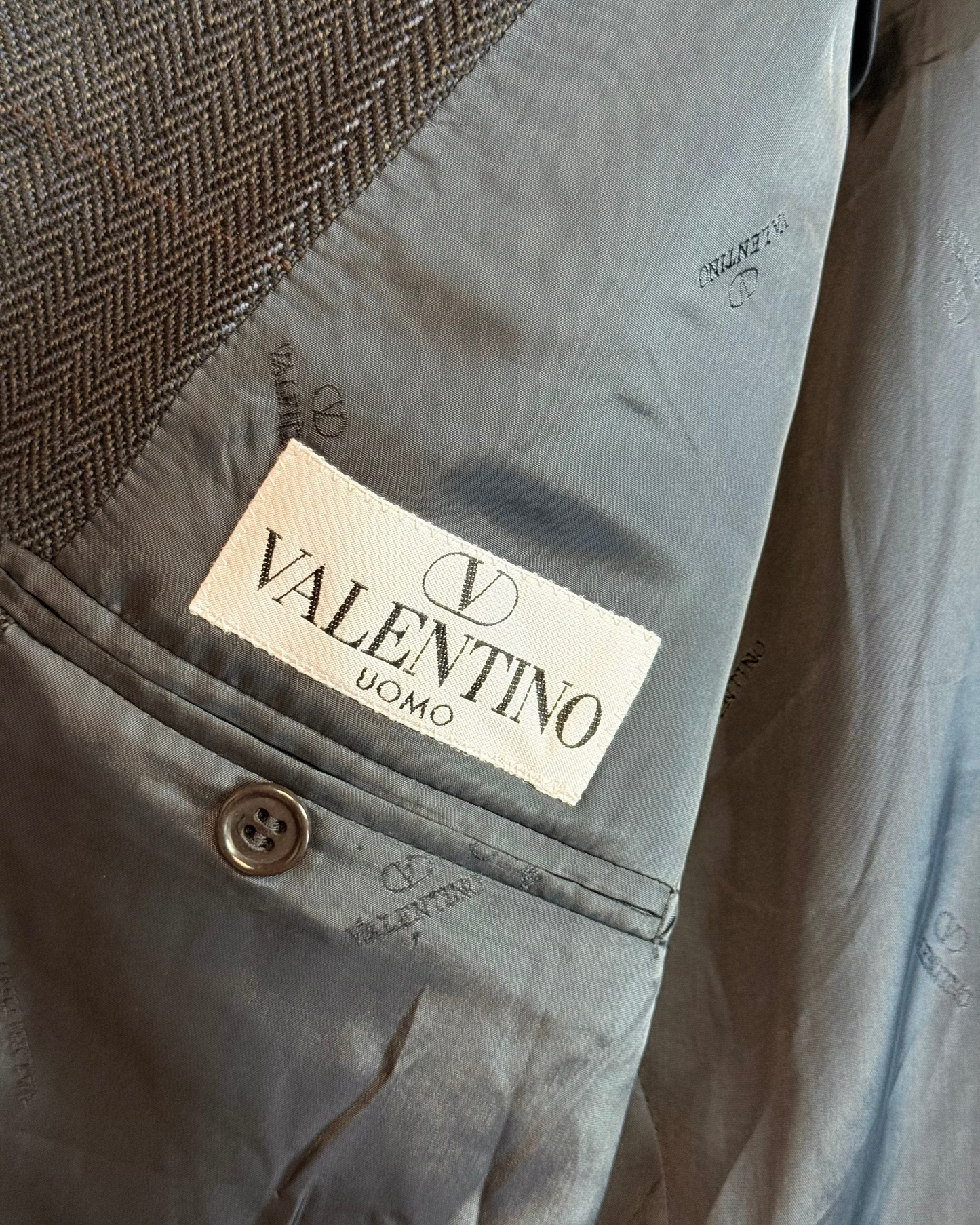 Herringbone Check Blazer (XL)