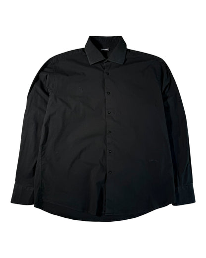 Black Just Cavalli shirt on a white background