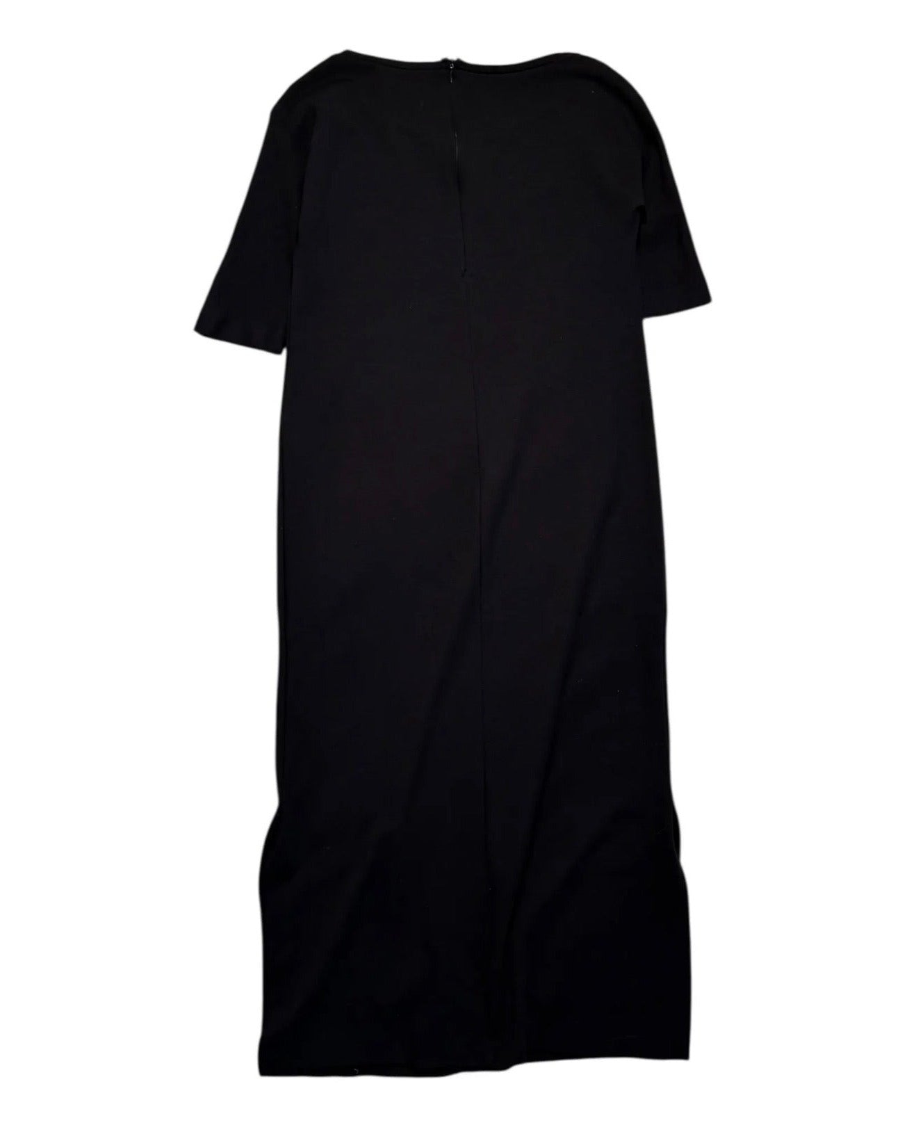 Black dress on a white background