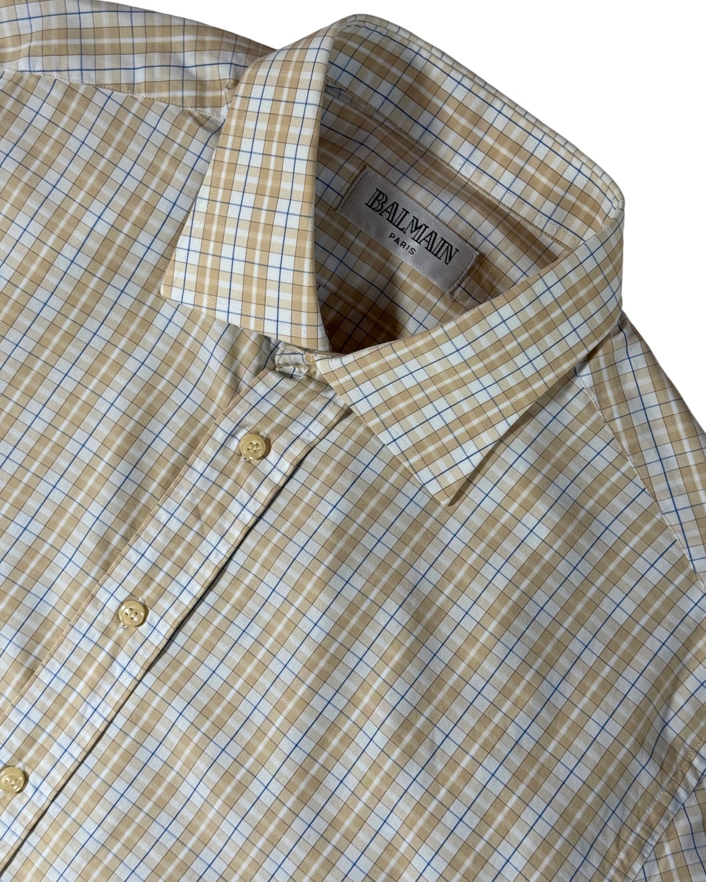 Check Cotton Shirt (XL)
