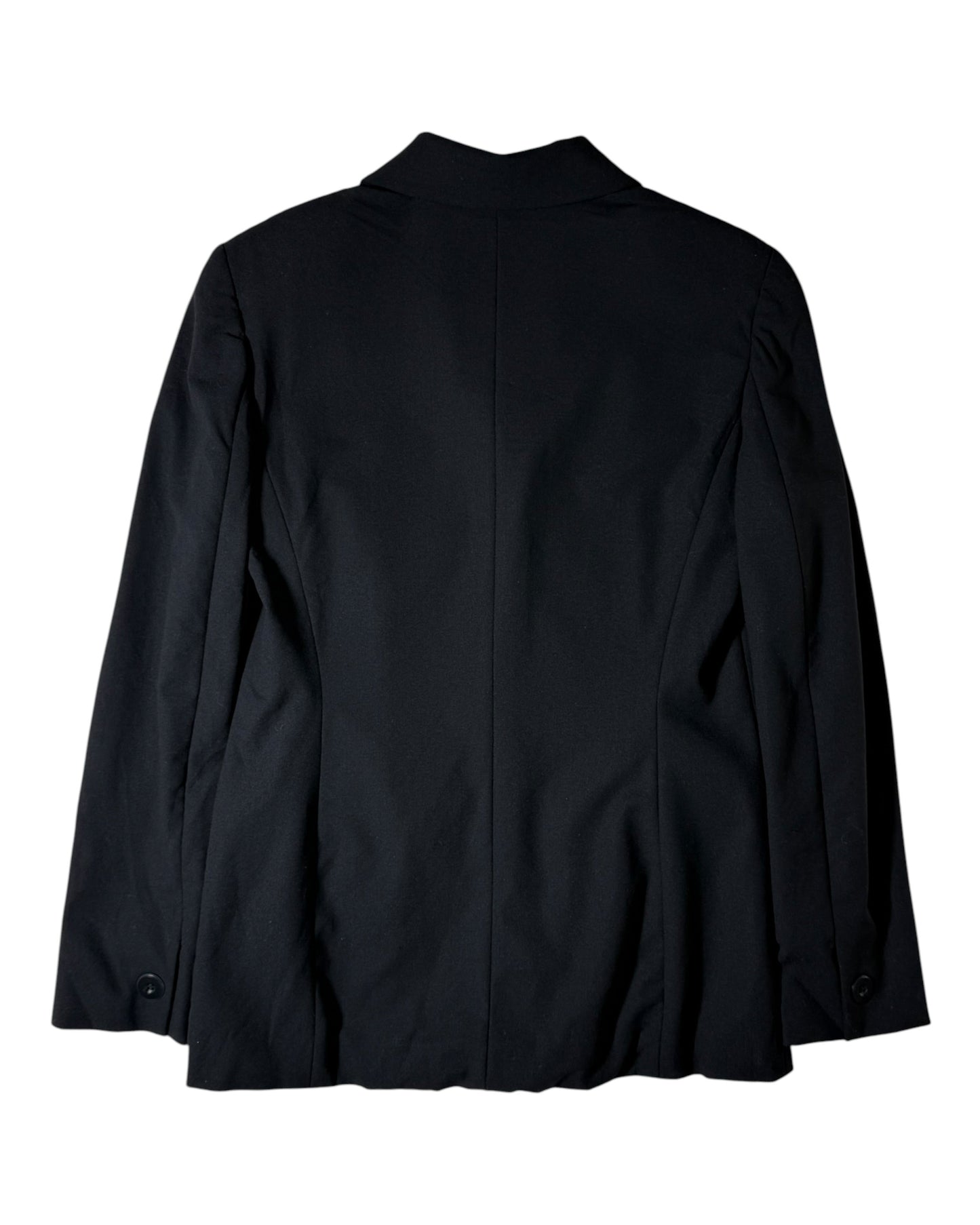 Black Wool Blend Blazer (S)