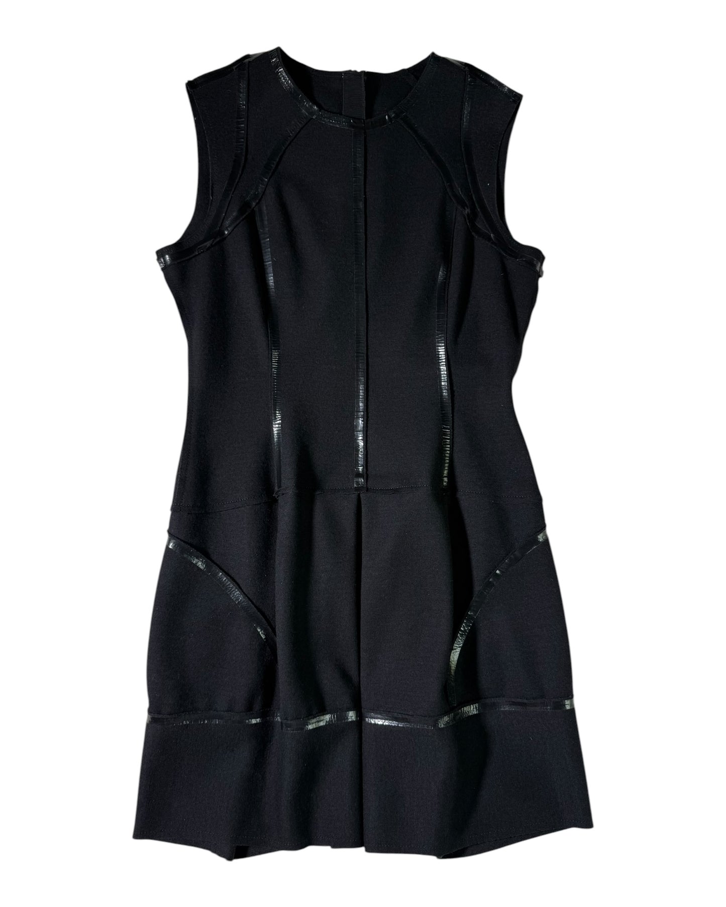 Wool Dress with Seam Tape Detail (M)