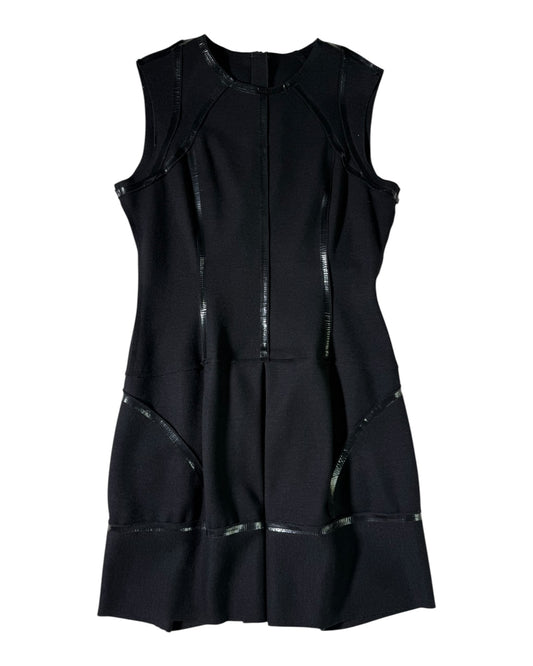 Wool Dress with Seam Tape Detail (M)
