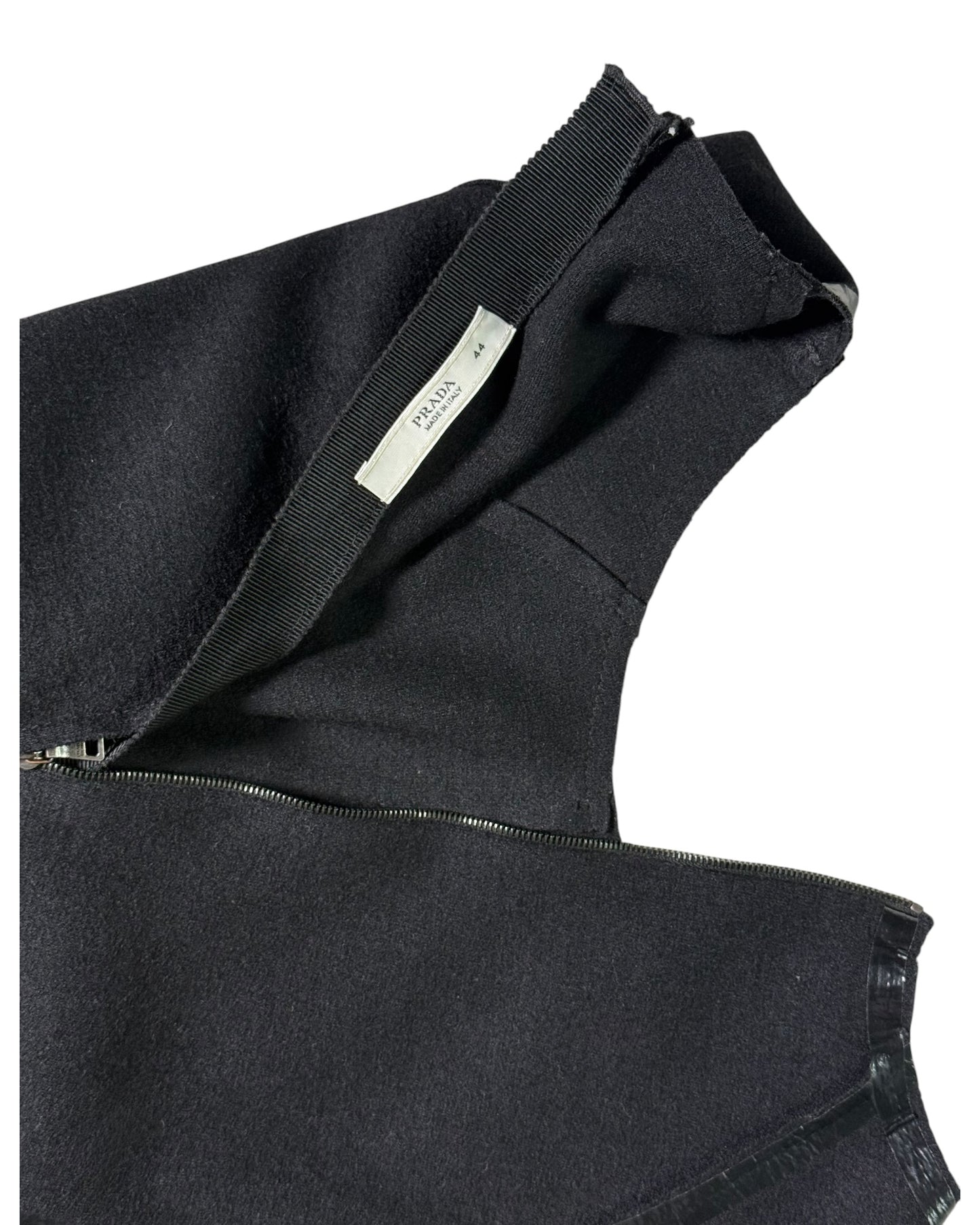 Wool Dress with Seam Tape Detail (M)