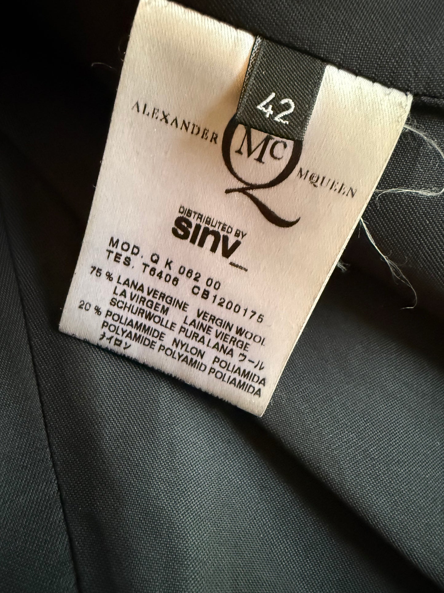 Wool Blend Wrap Coat (S/M)