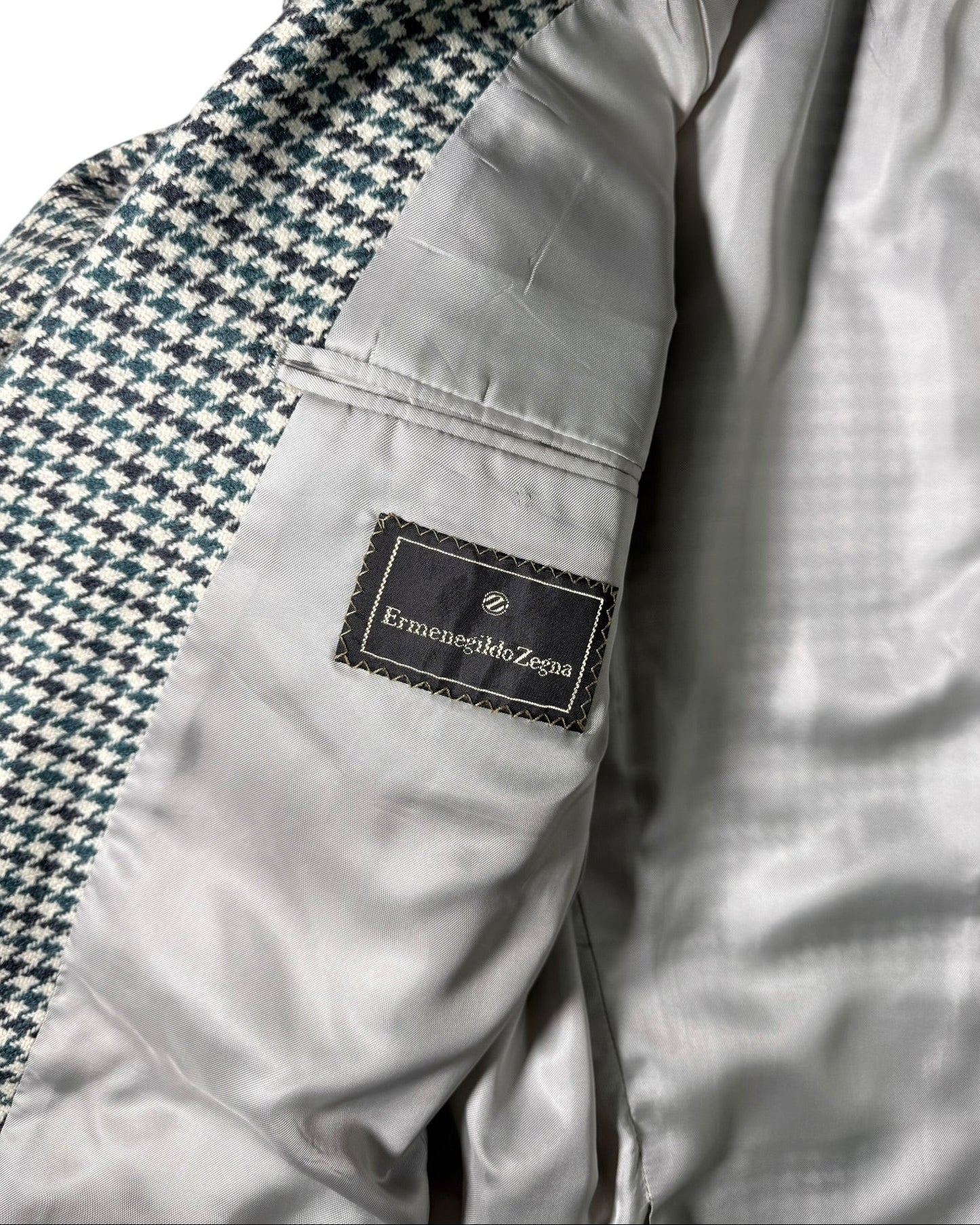 Houndstooth Wool Suit (50)