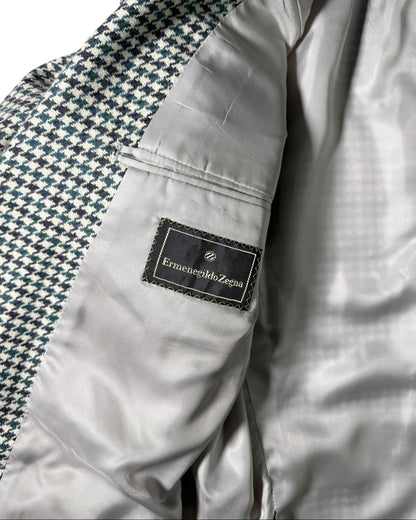 Houndstooth Wool Suit (50)