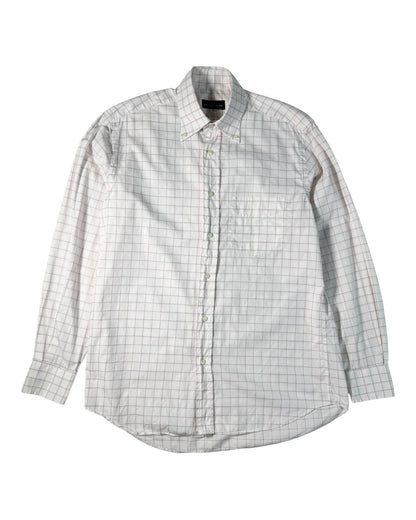 Checkered balenciaga shirt on a white background