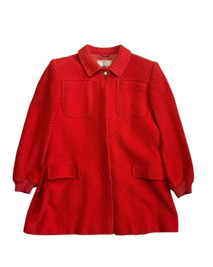 Red A-Line Coat (M)