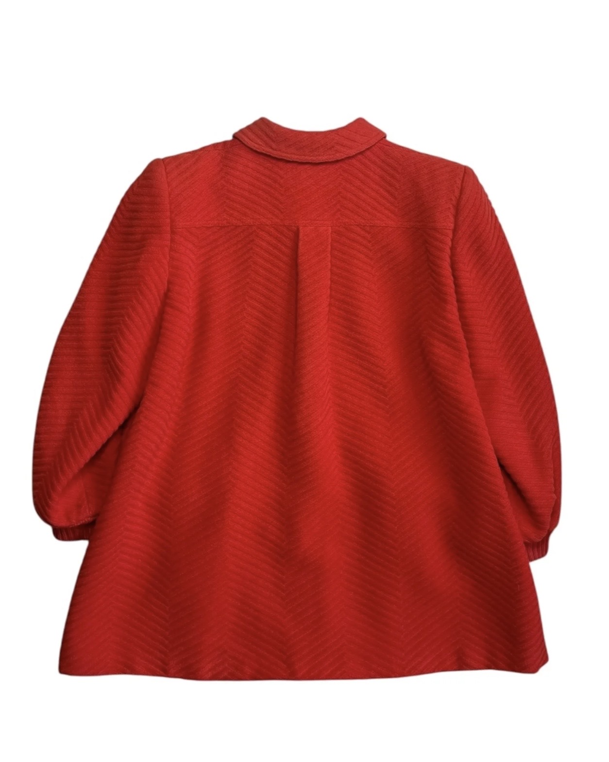 Red A-Line Coat (M)