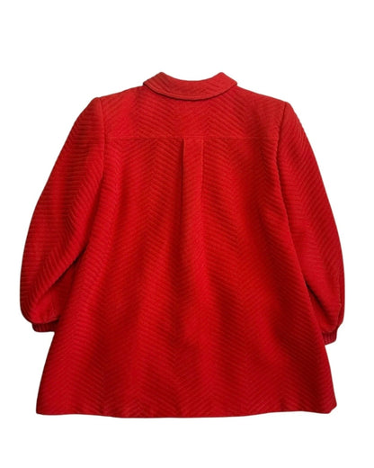 Red A-Line Coat (M)