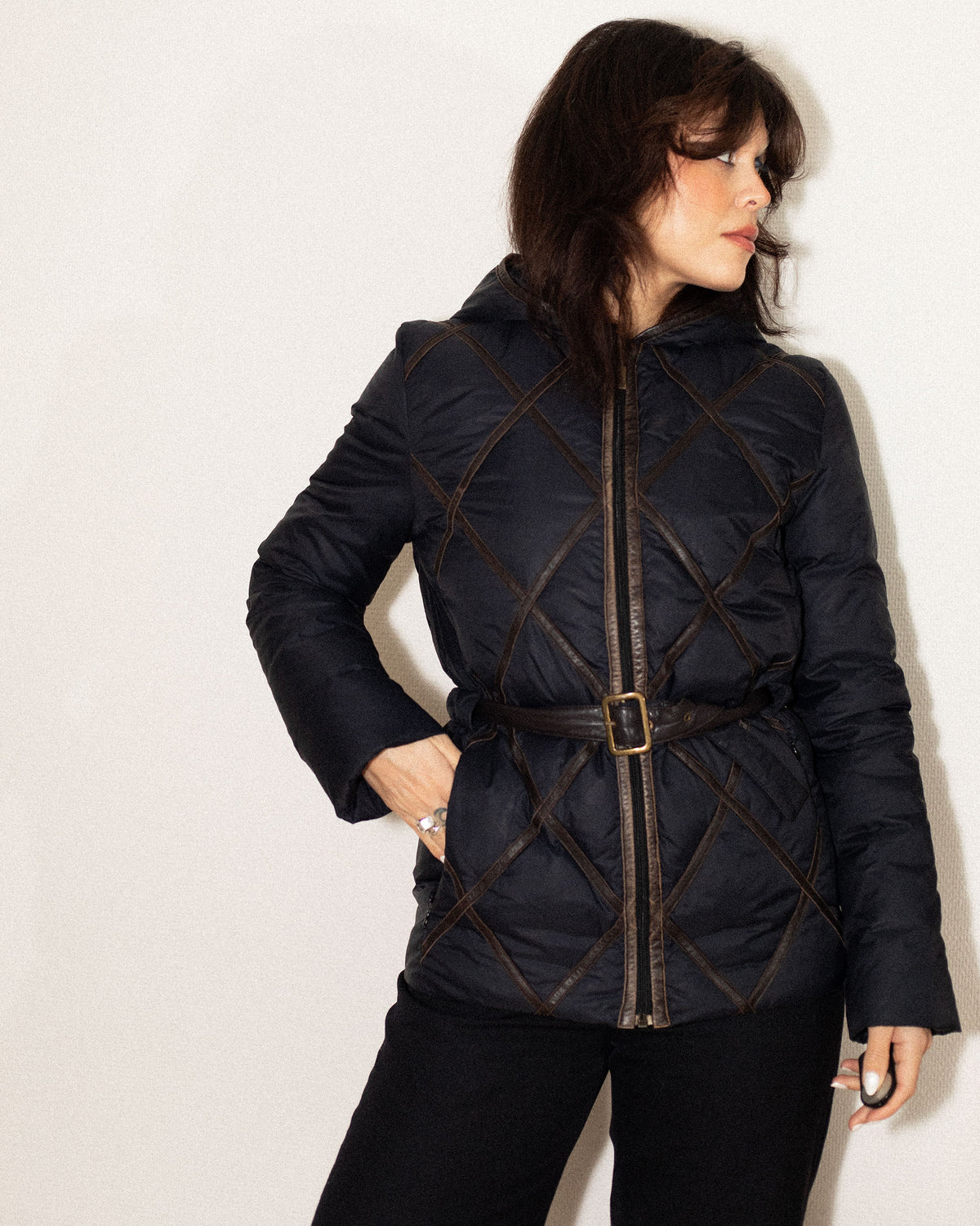 Hooded Down Jacket (XS/S)