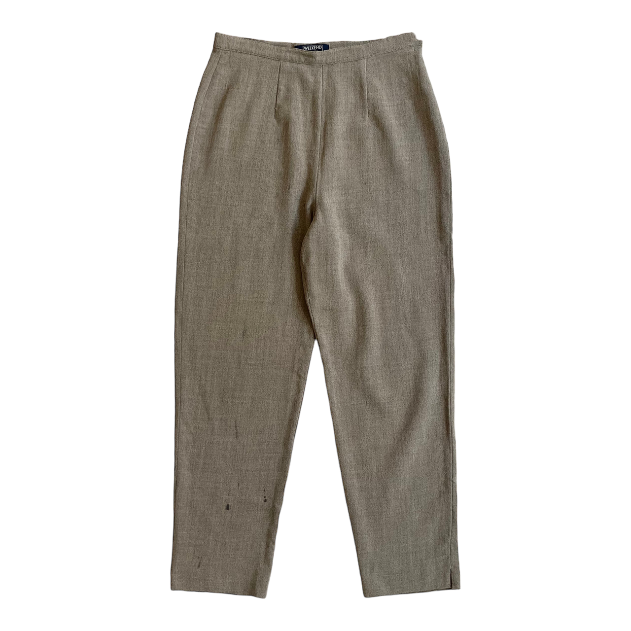 Max Mara, Khaki Wool Pants (28 x 26)