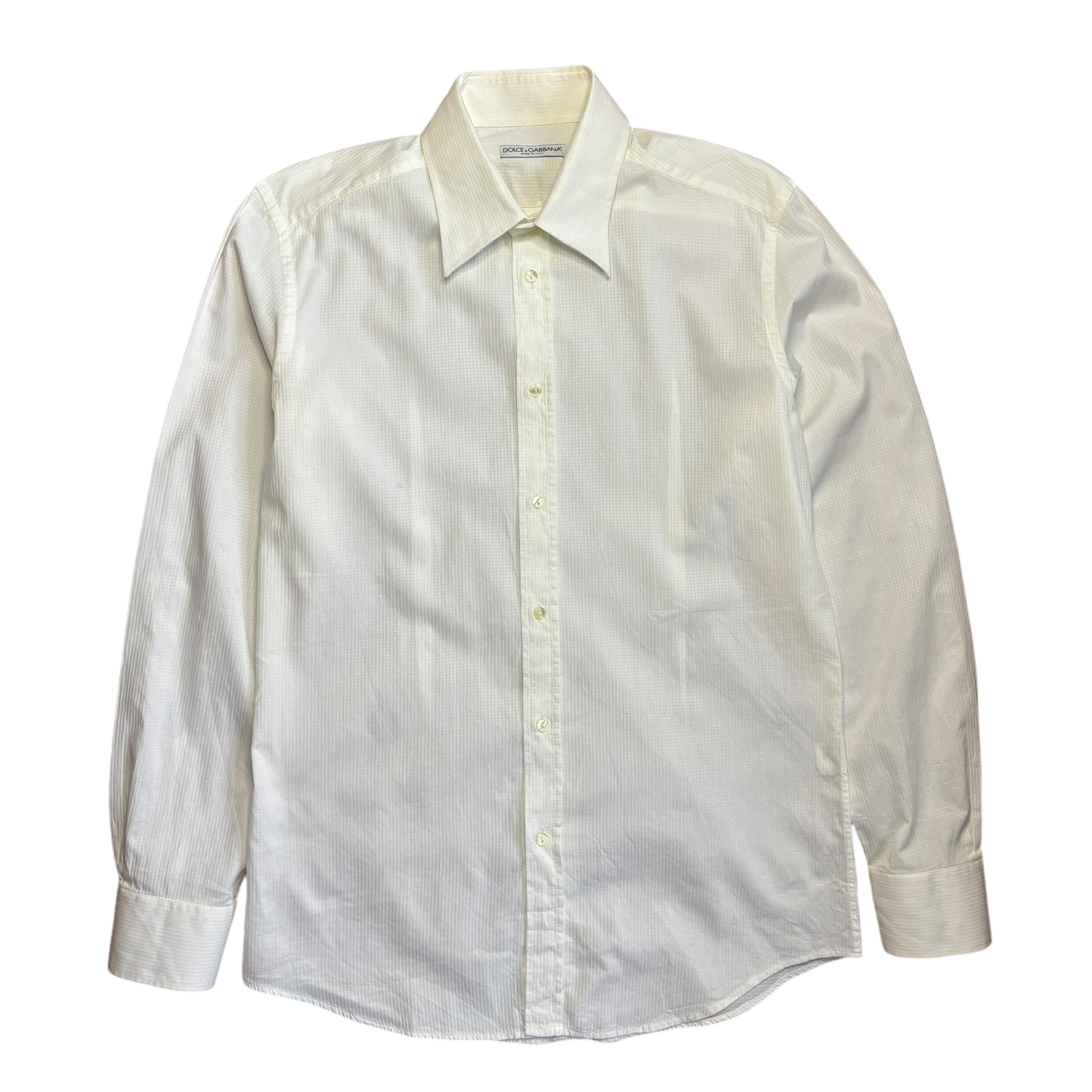 Dolce & Gabbana, Cutaway Collar Shirt (XL / XXL)