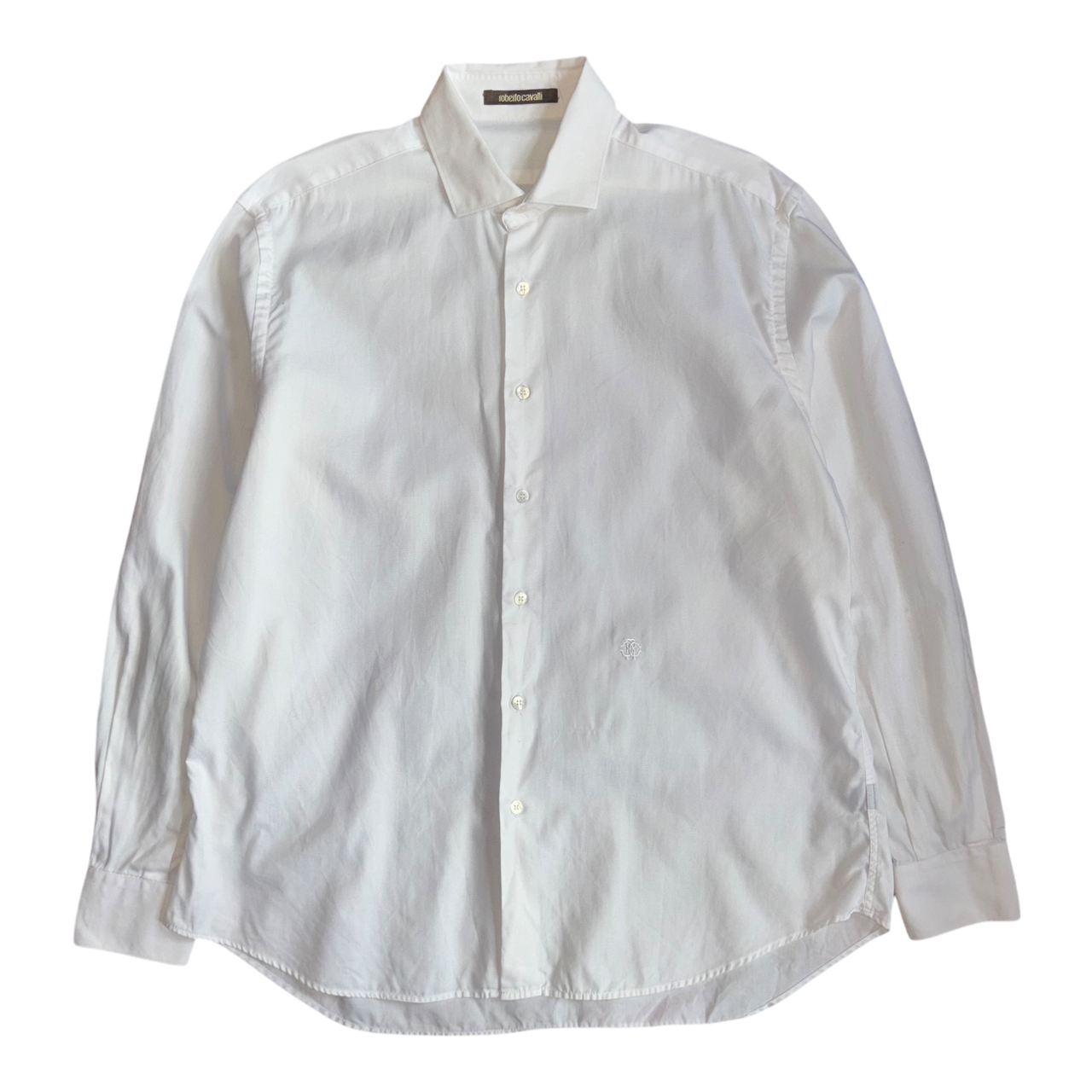 Roberto Cavalli,  Cutaway Collar Shirt (L)