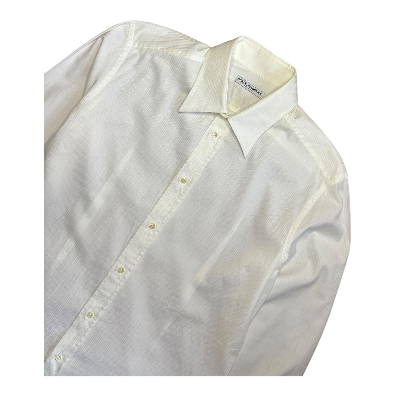 Dolce & Gabbana, Cutaway Collar Shirt (XL / XXL)