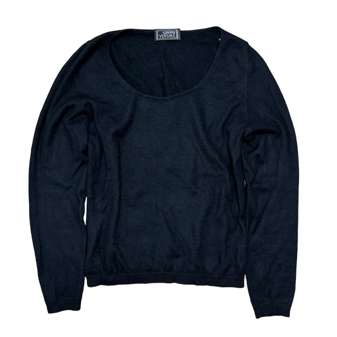 Gianni Versace, Black Cashmere Top (XS)