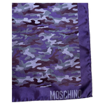 Moschino, Purple Camo Handkerchief