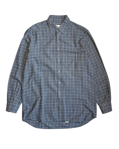 Vintage Valentino check flannel shirt – full front view