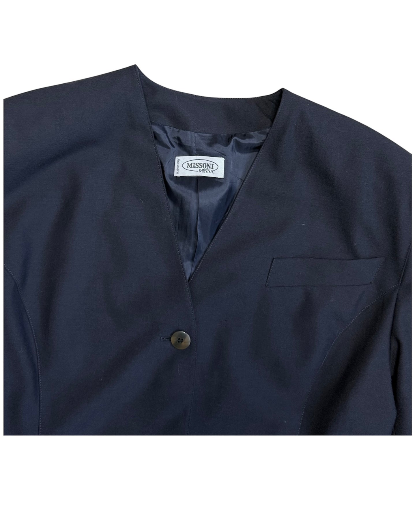 Collarless Blazer (M/L)