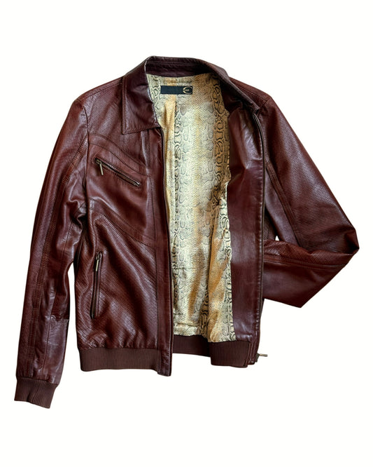 Just Cavalli Y2K Leather Jacket