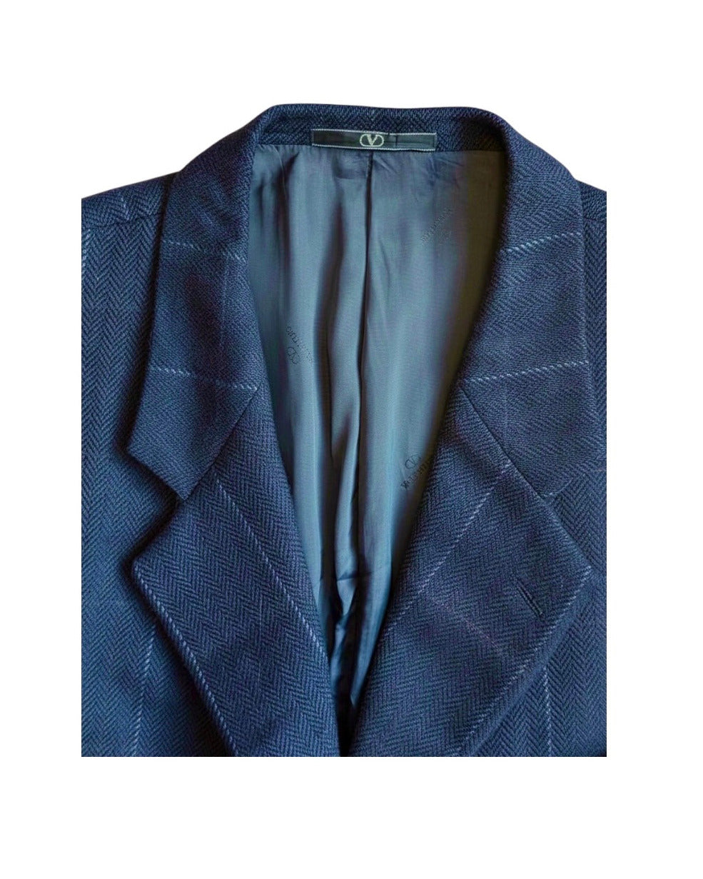 Herringbone Check Blazer (XL)