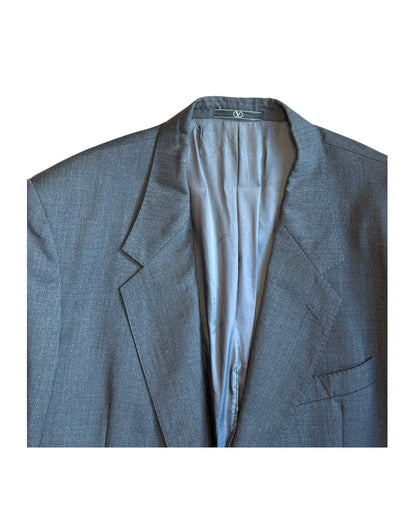 Gray blazer on a white background