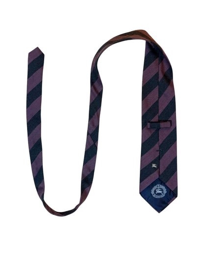 Striped Wool and Silk Necktie