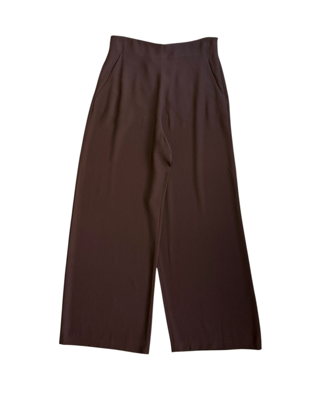 High-Waist Wide-Leg Trousers (M)