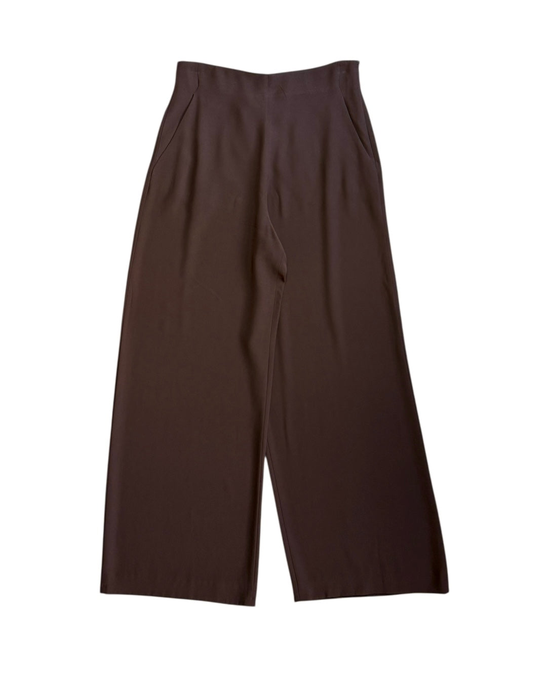 High-Waist Wide-Leg Trousers (M)